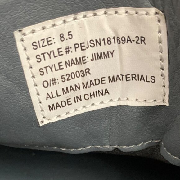 Perry Ellis Portfolio Mens Black Faux Leather Loafers Size 8.5 Style: Jimmy - Picture 3 of 8